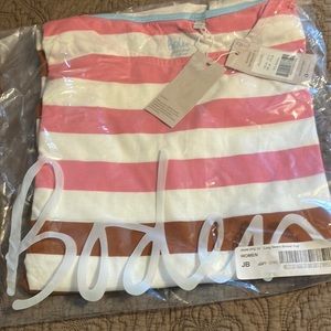 NWT Boden Breton top in pink/red oak (rust)